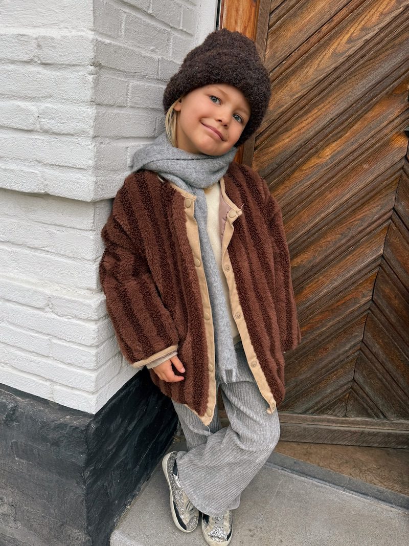 MM Brown Teddy Coat