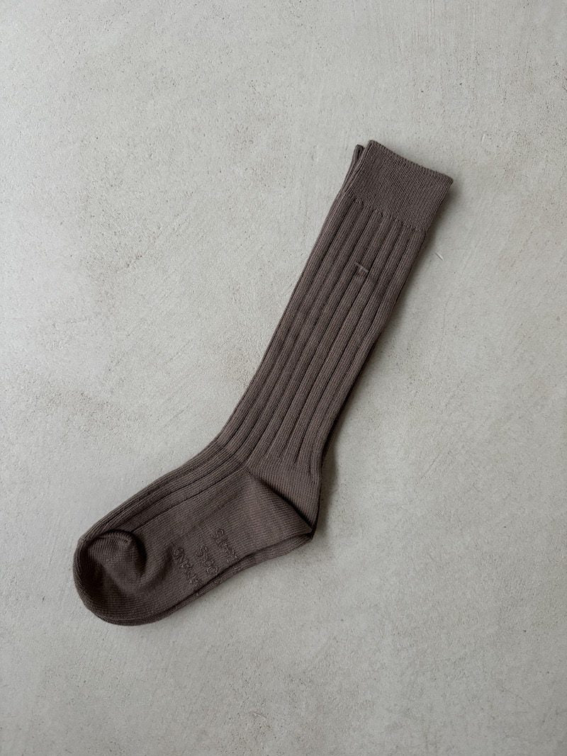 Ribbed Knee Socks