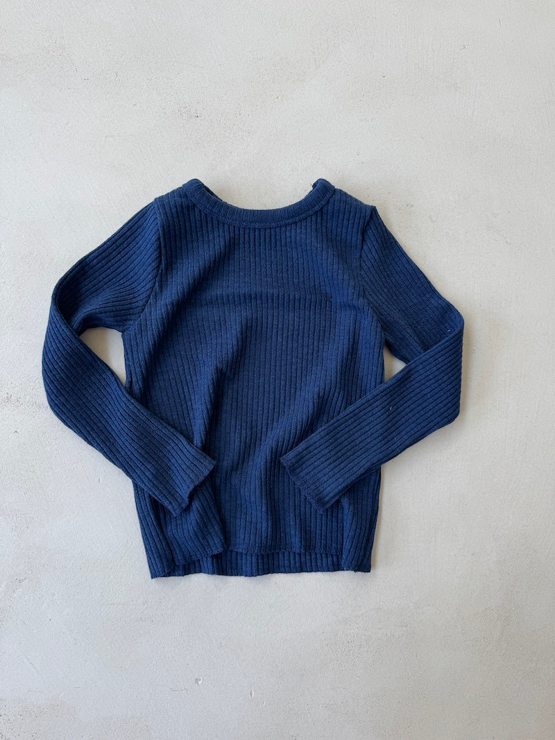 Blue Rib Tee