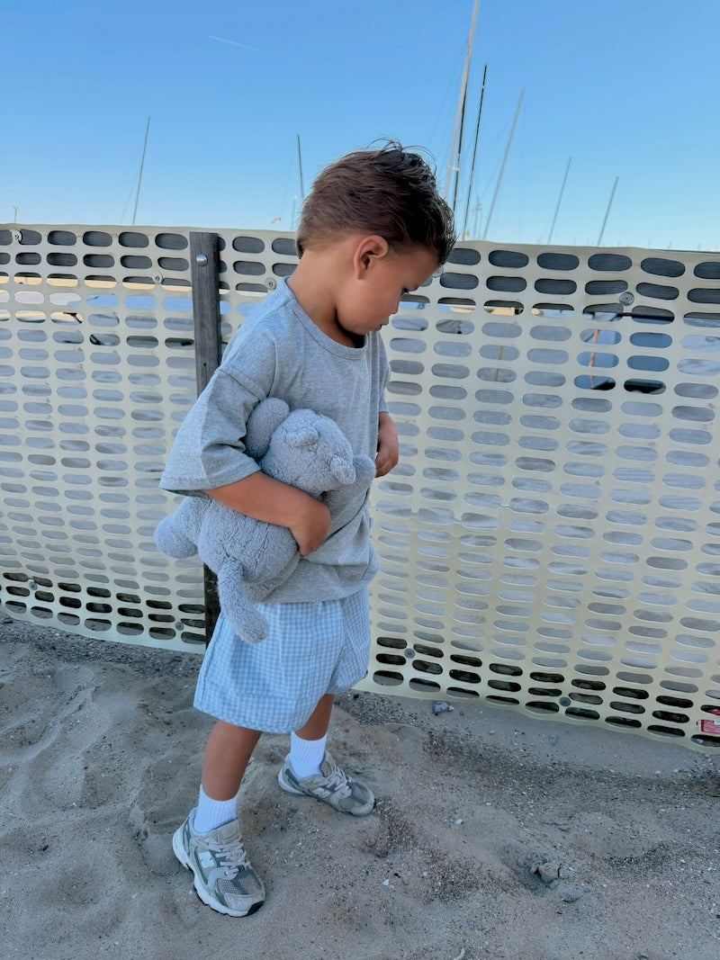 Grey Play Short Tee