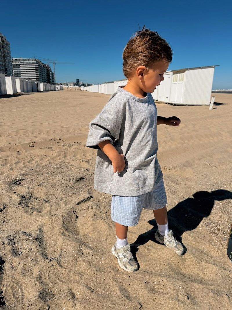 Grey Play Short Tee