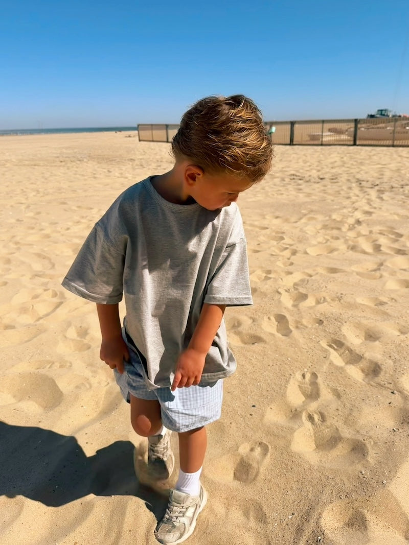Sky Check Shorts