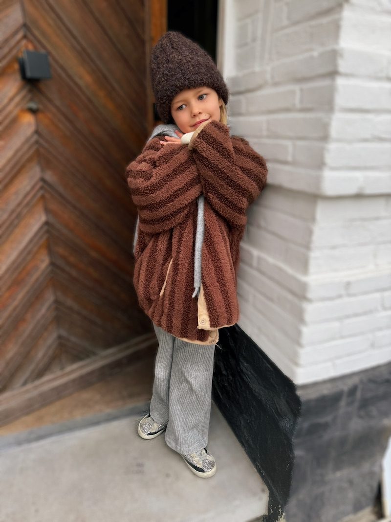 MM Brown Teddy Coat