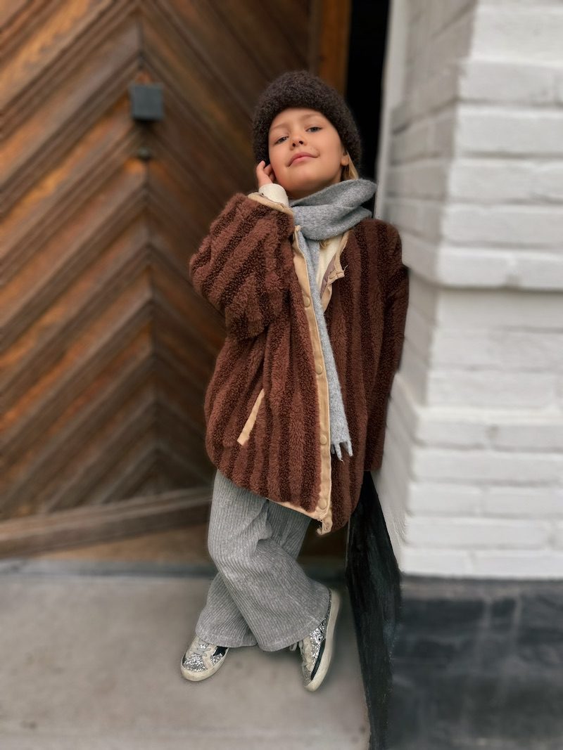 MM Brown Teddy Coat
