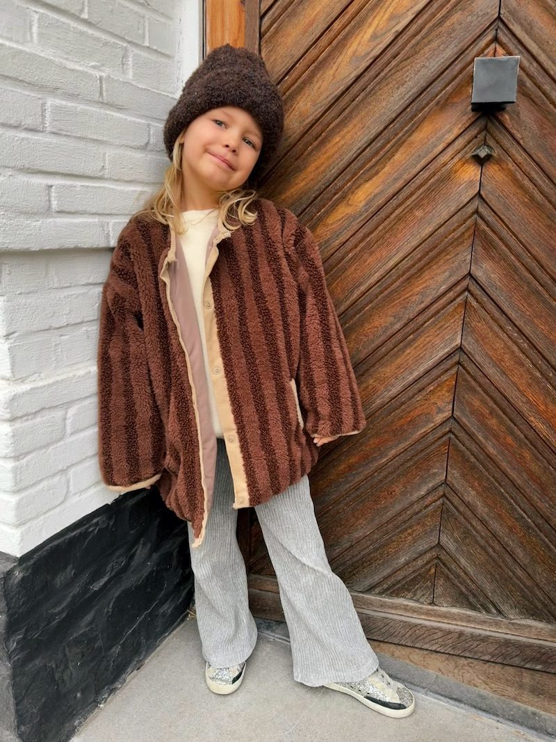 MM Brown Teddy Coat