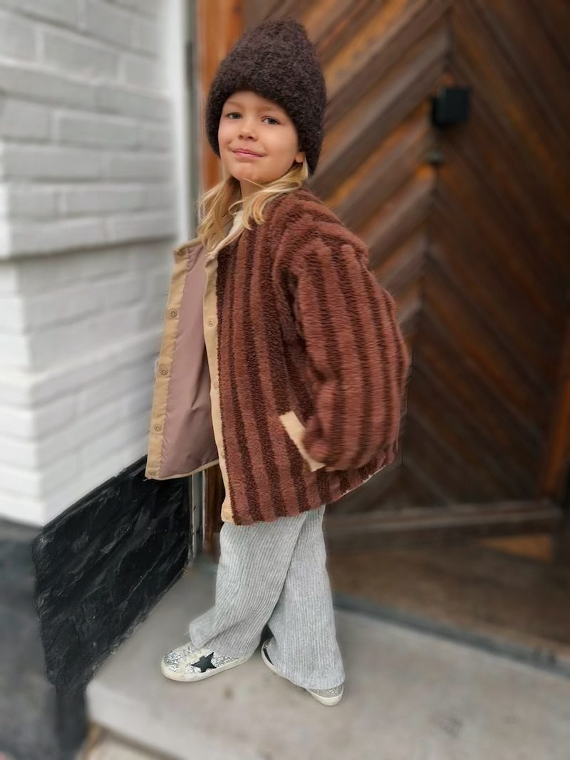 MM Brown Teddy Coat