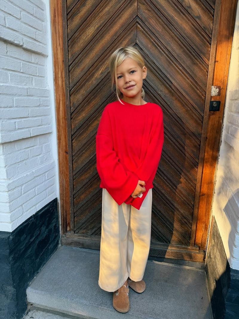 Bibi Rib Top Red