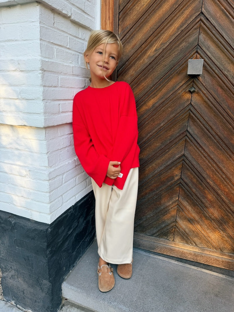 Bibi Rib Top Red