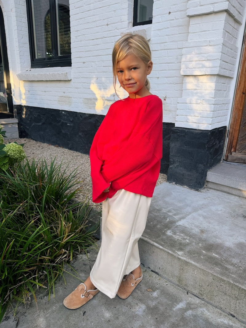 Bibi Rib Top Red