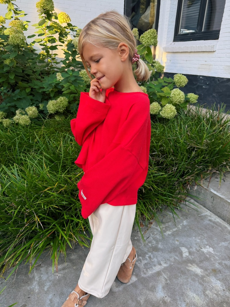Bibi Rib Top Red