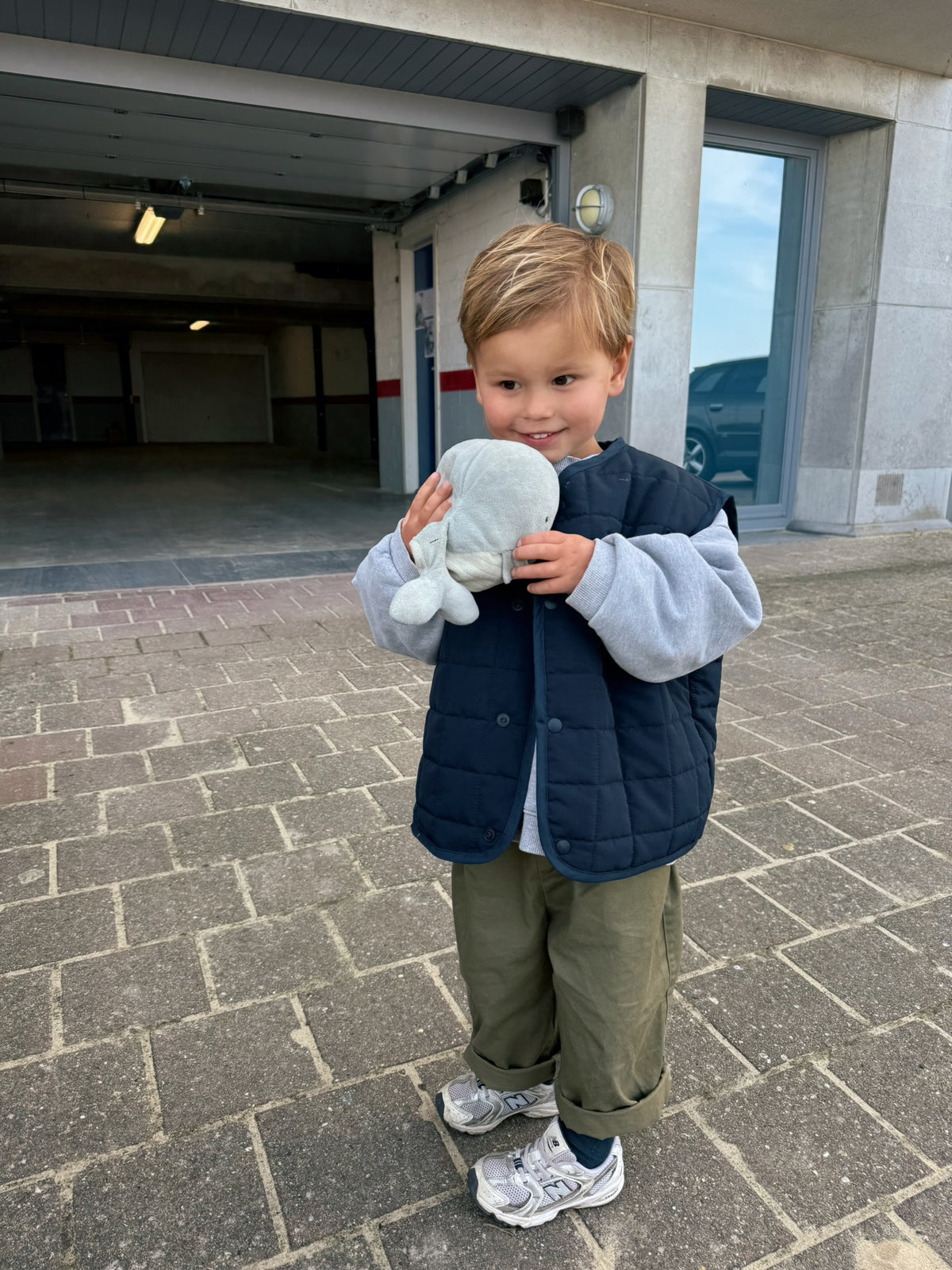 Marine Quilted Vest