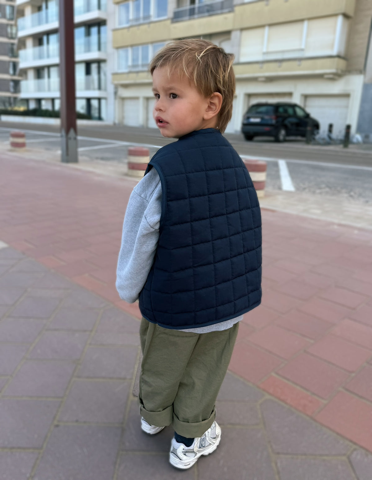 Marine Quilted Vest