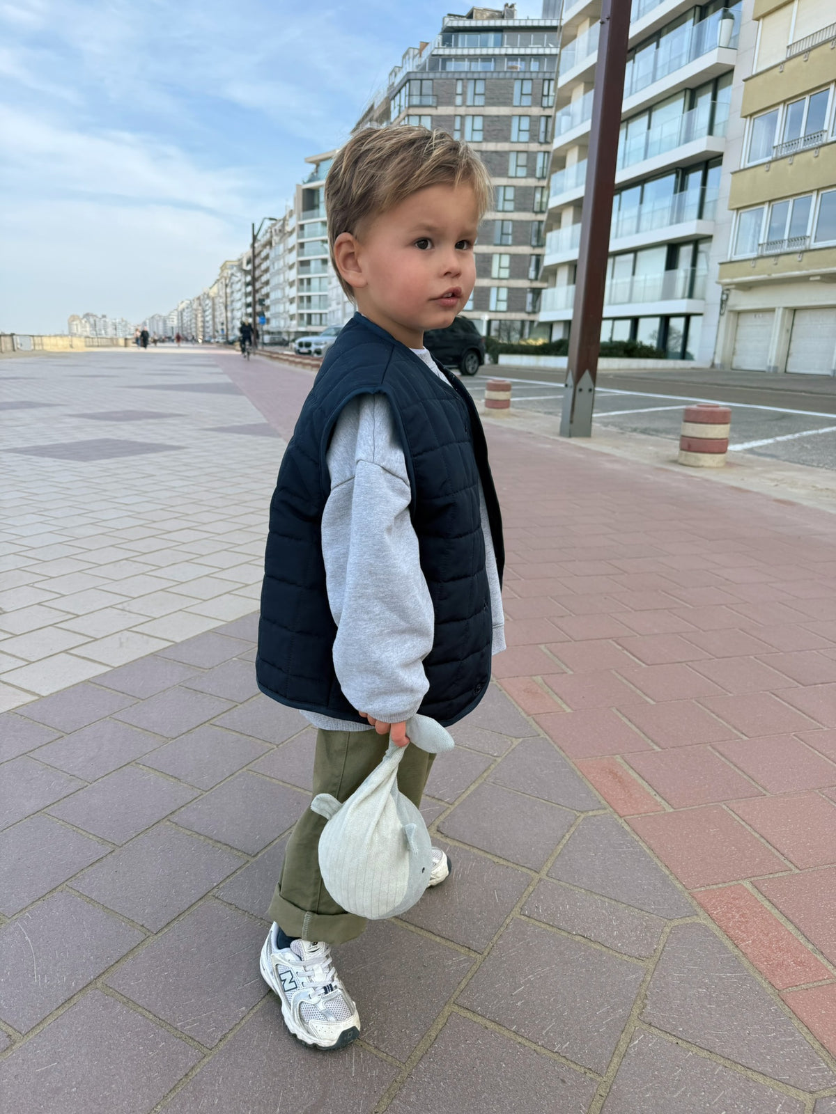 Marine Quilted Vest