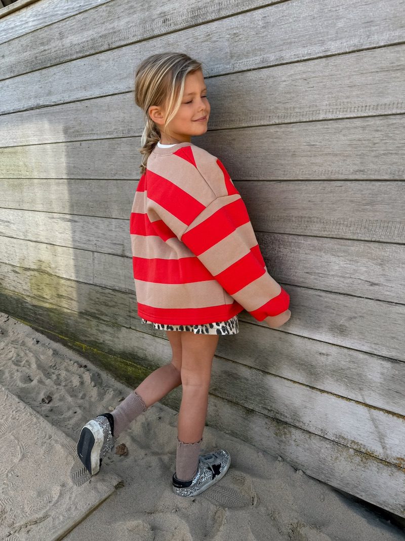 MM Boxy Stripe Sweatshirt