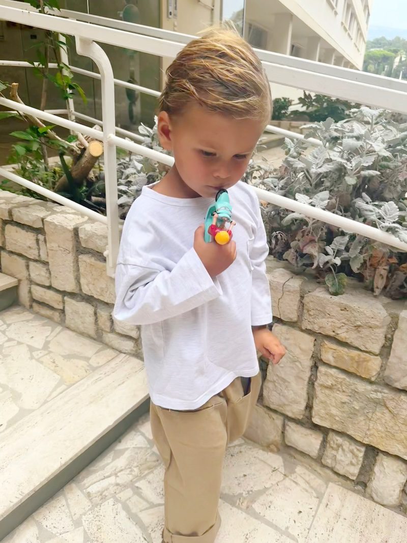 Beige pocket pants