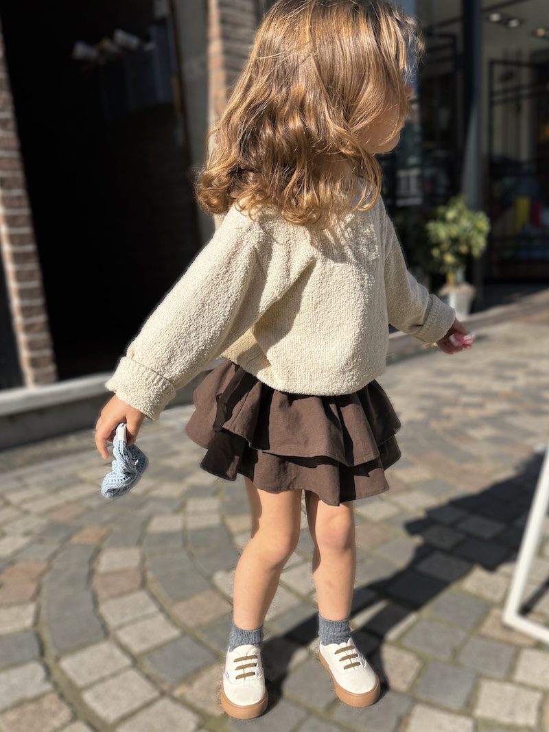 Buttoned Knit Jumper