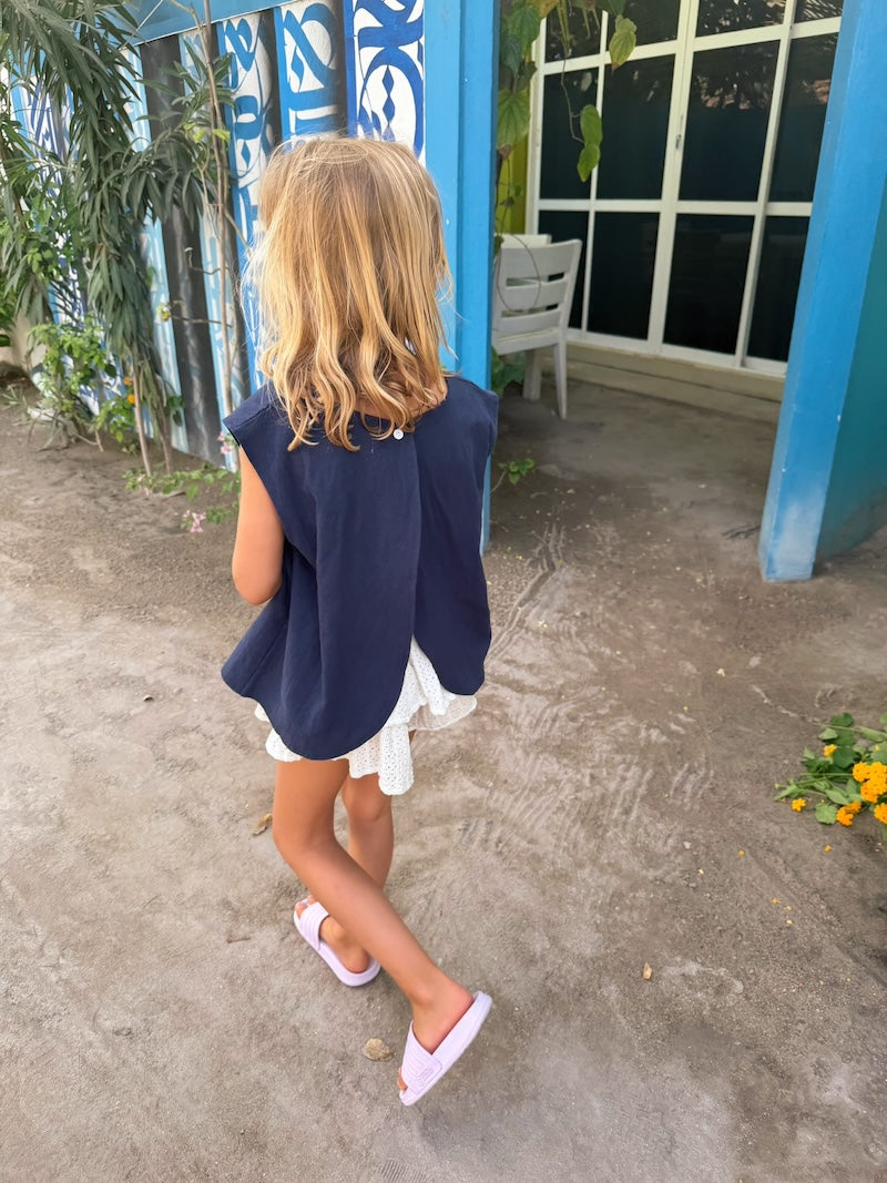 Joanne White Flower Skirt