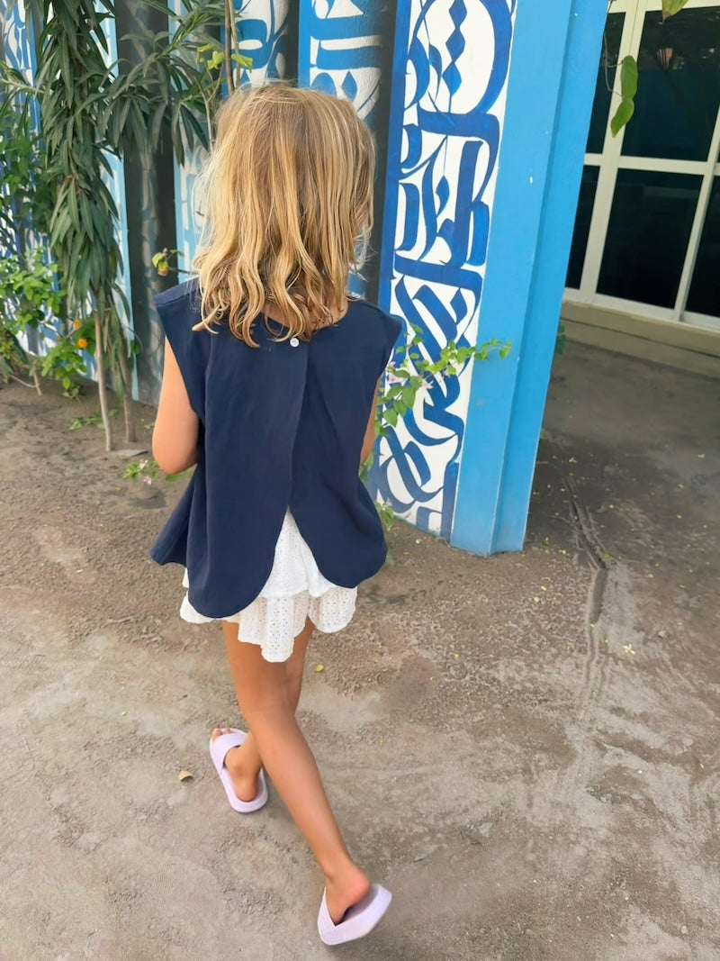 Joanne White Flower Skirt