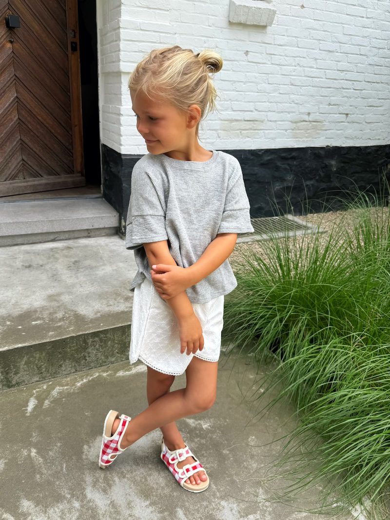 White Lace Shorts
