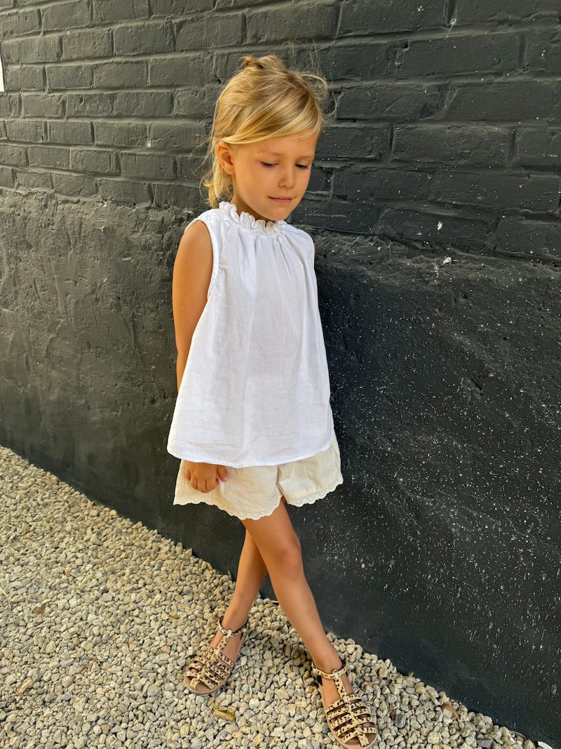 Nina White Blouse