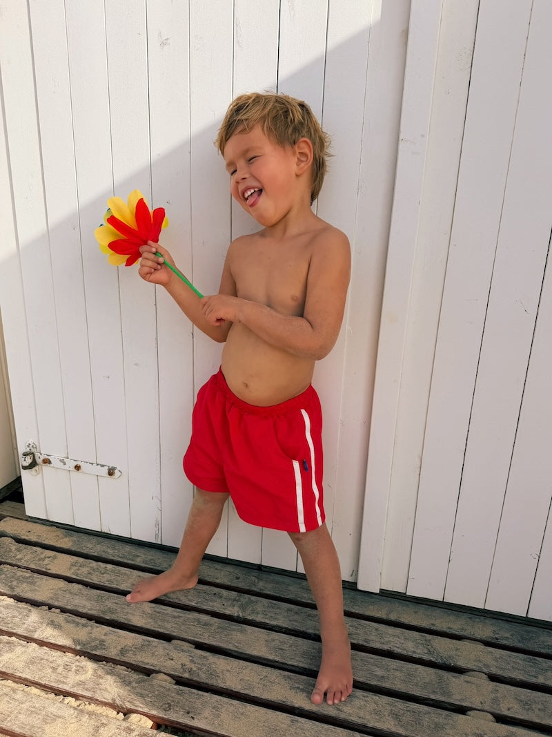 Red Beach Shorts