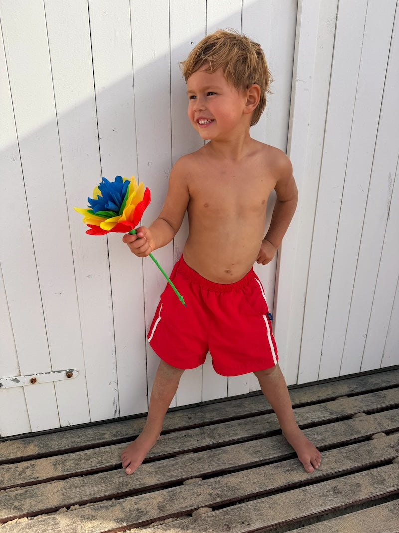 Red Beach Shorts
