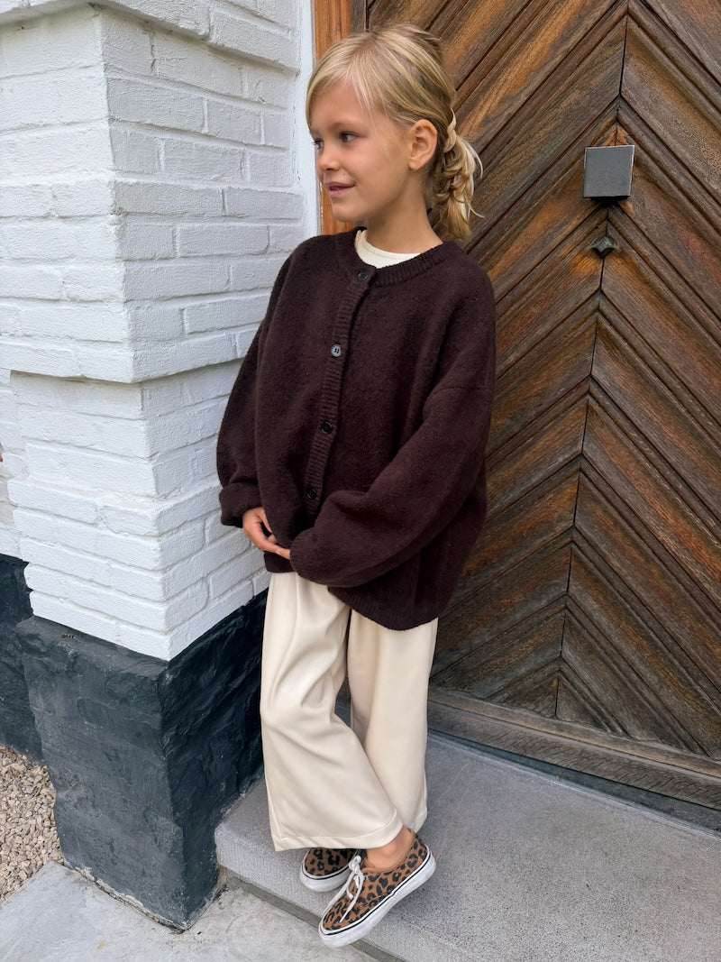 Lucca Chocolate Cardigan
