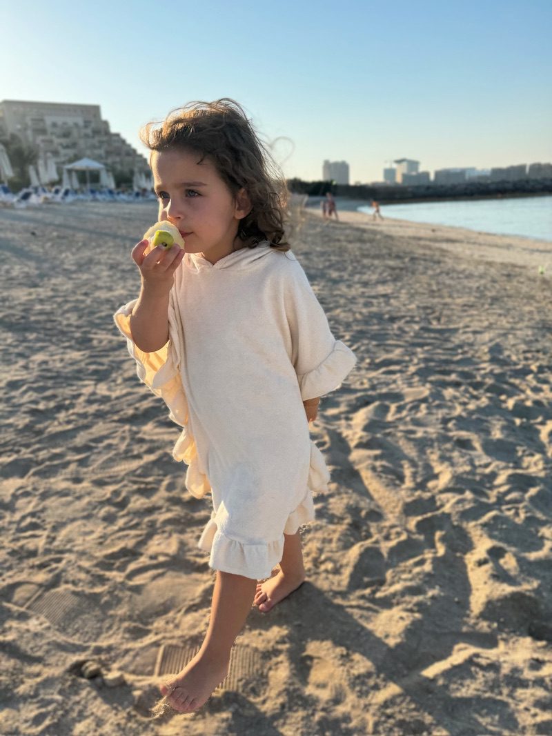 Ruffle Towel Poncho