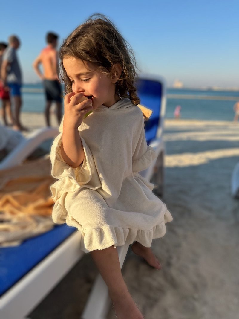 Ruffle Towel Poncho