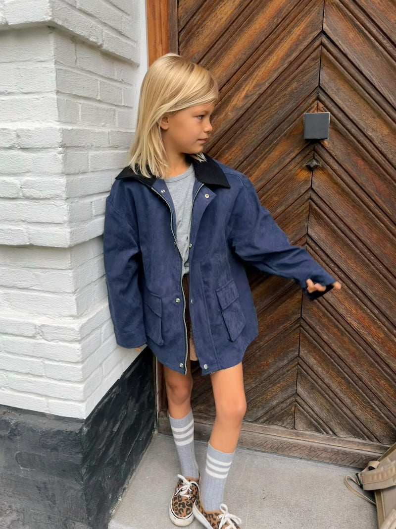 Blue Worker Jacket
