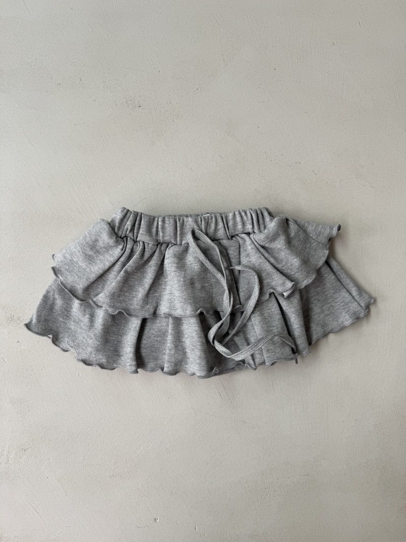 Frill Grey Skirt
