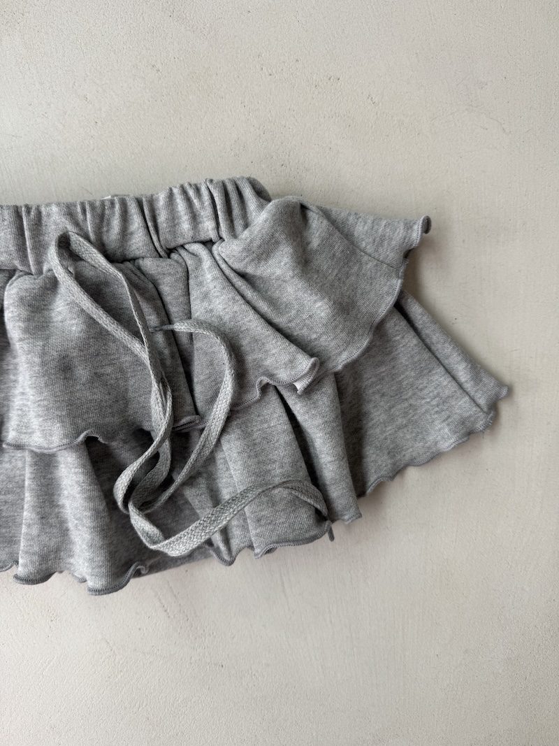 Frill Grey Skirt