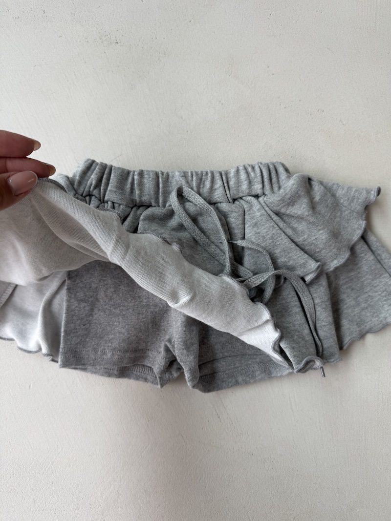 Frill Grey Skirt