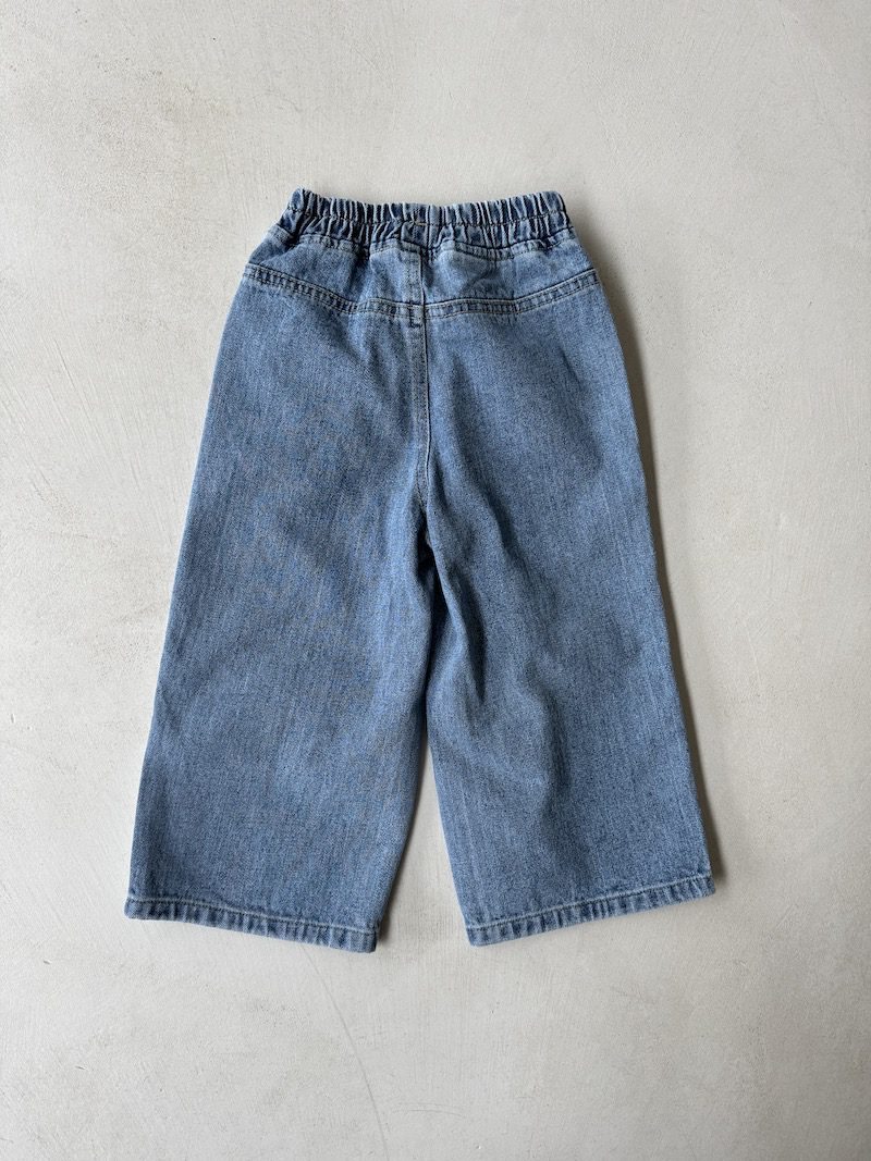 Striped Wide Leg Jeans