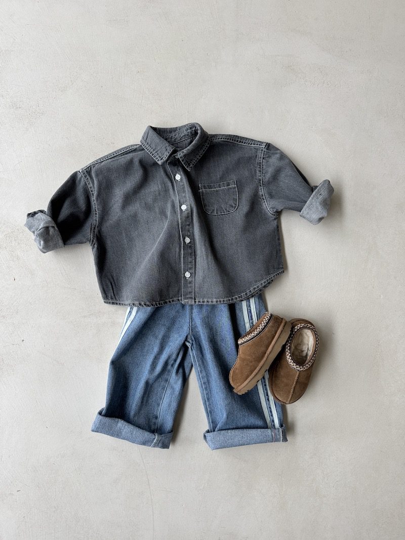 Oversized Denim Shirt