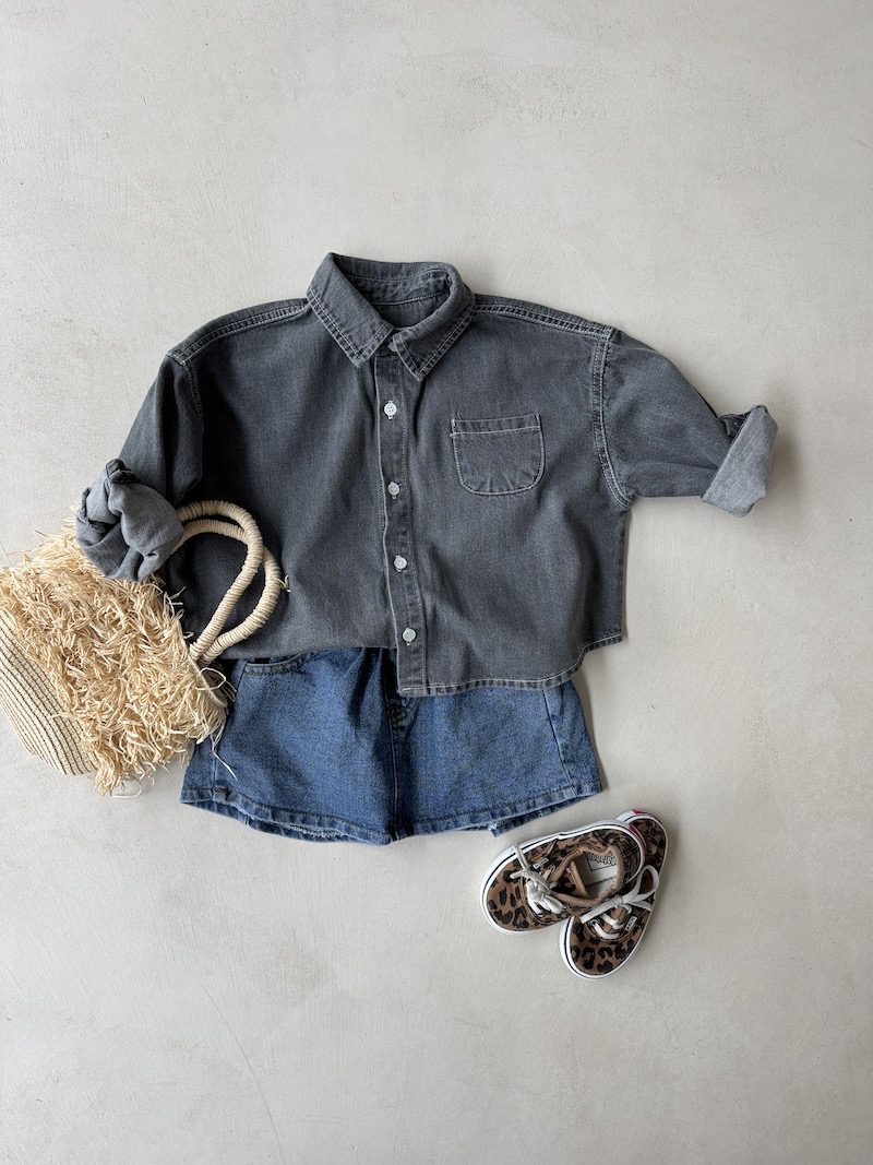 Oversized Denim Shirt