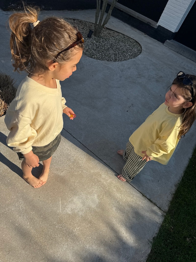 Butter V-Neck Sweatshirt