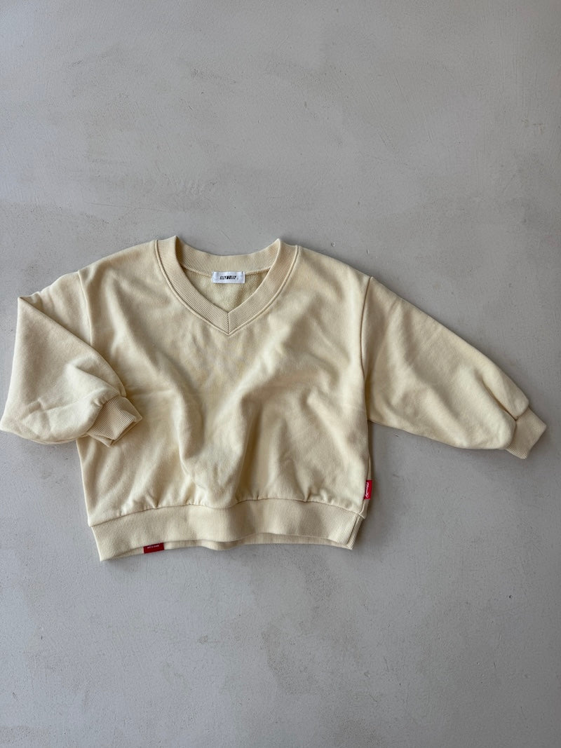 Butter V-Neck Sweatshirt