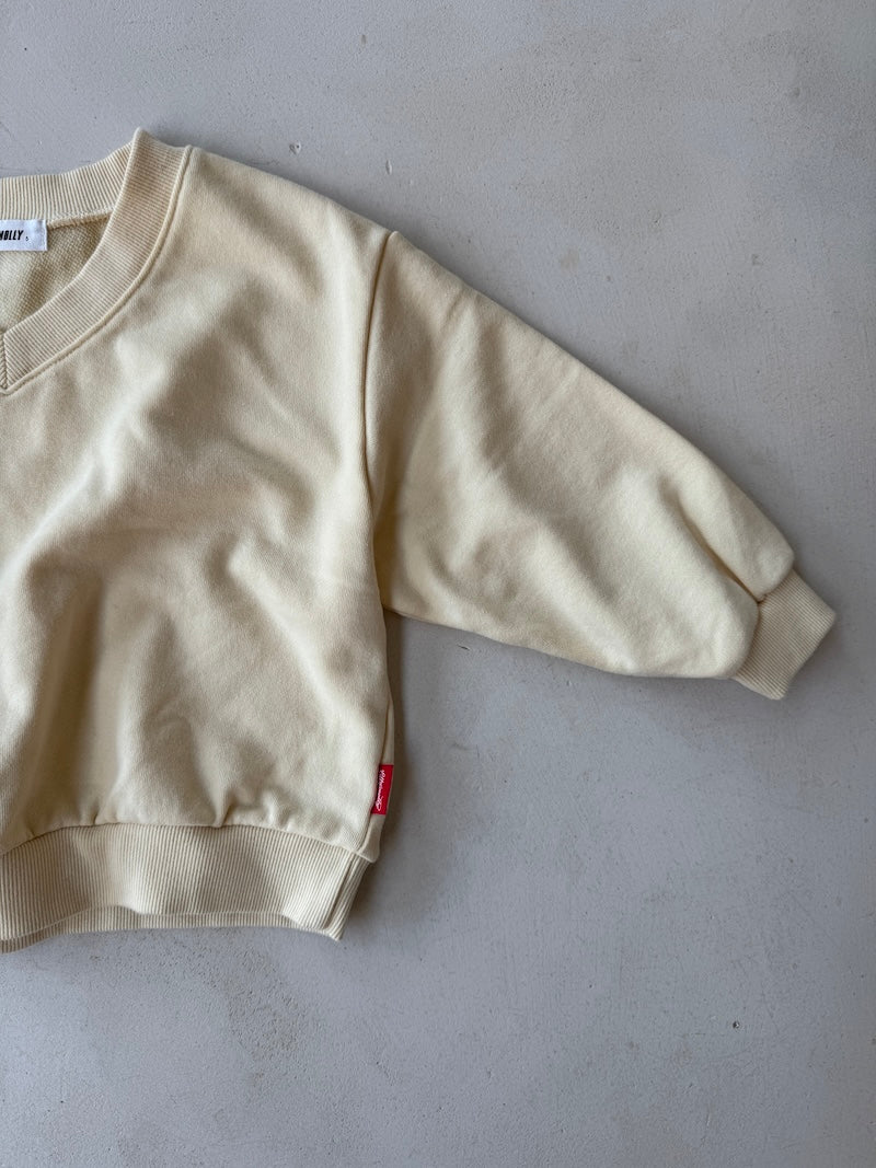 Butter V-Neck Sweatshirt