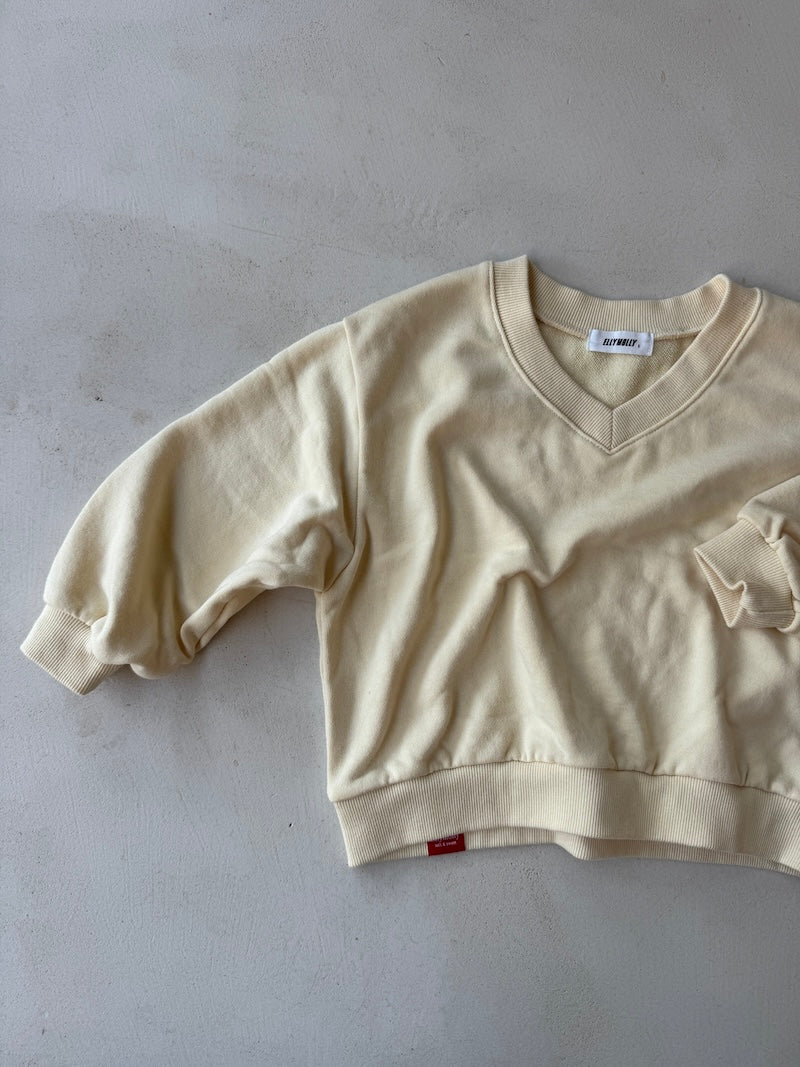 Butter V-Neck Sweatshirt