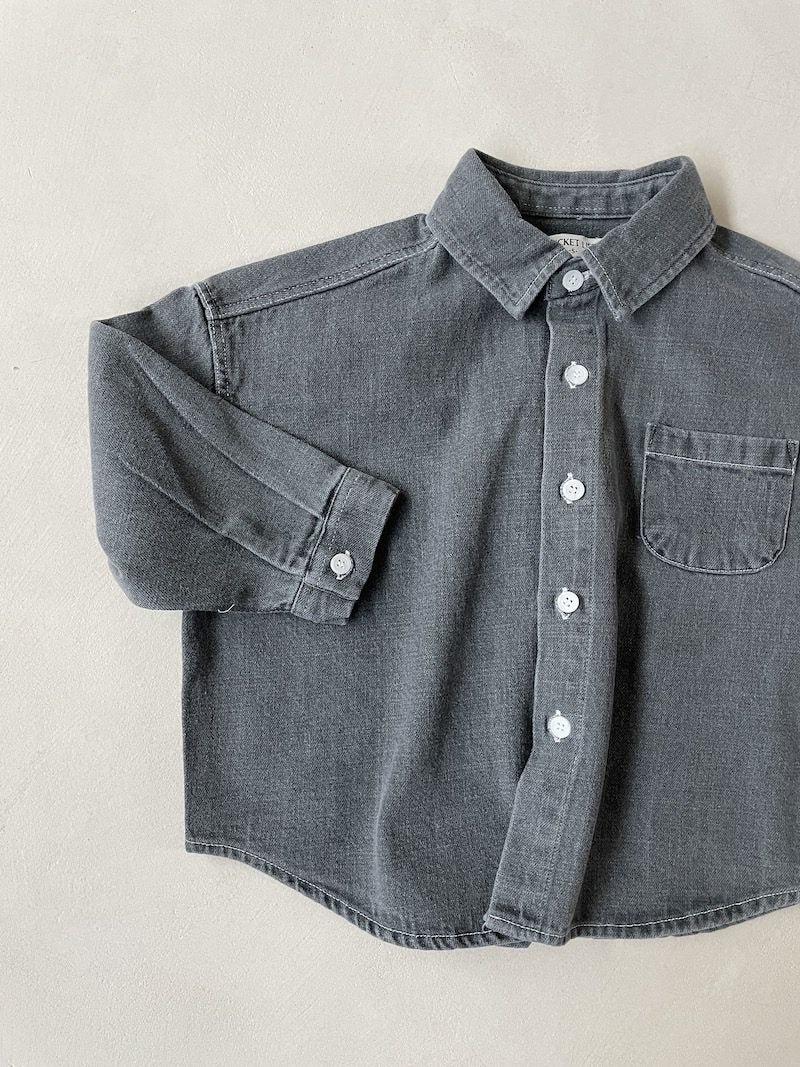 Oversized Denim Shirt