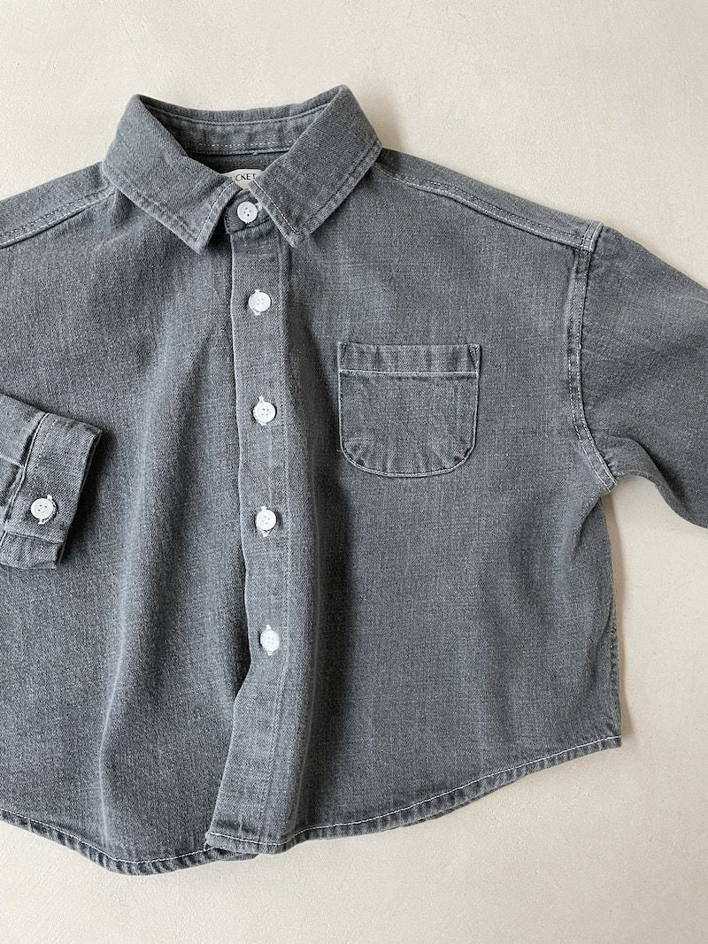 Oversized Denim Shirt