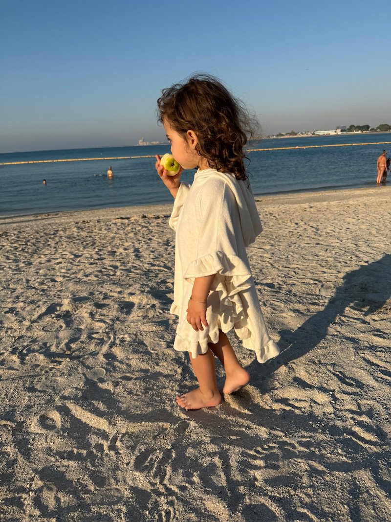 Ruffle Towel Poncho