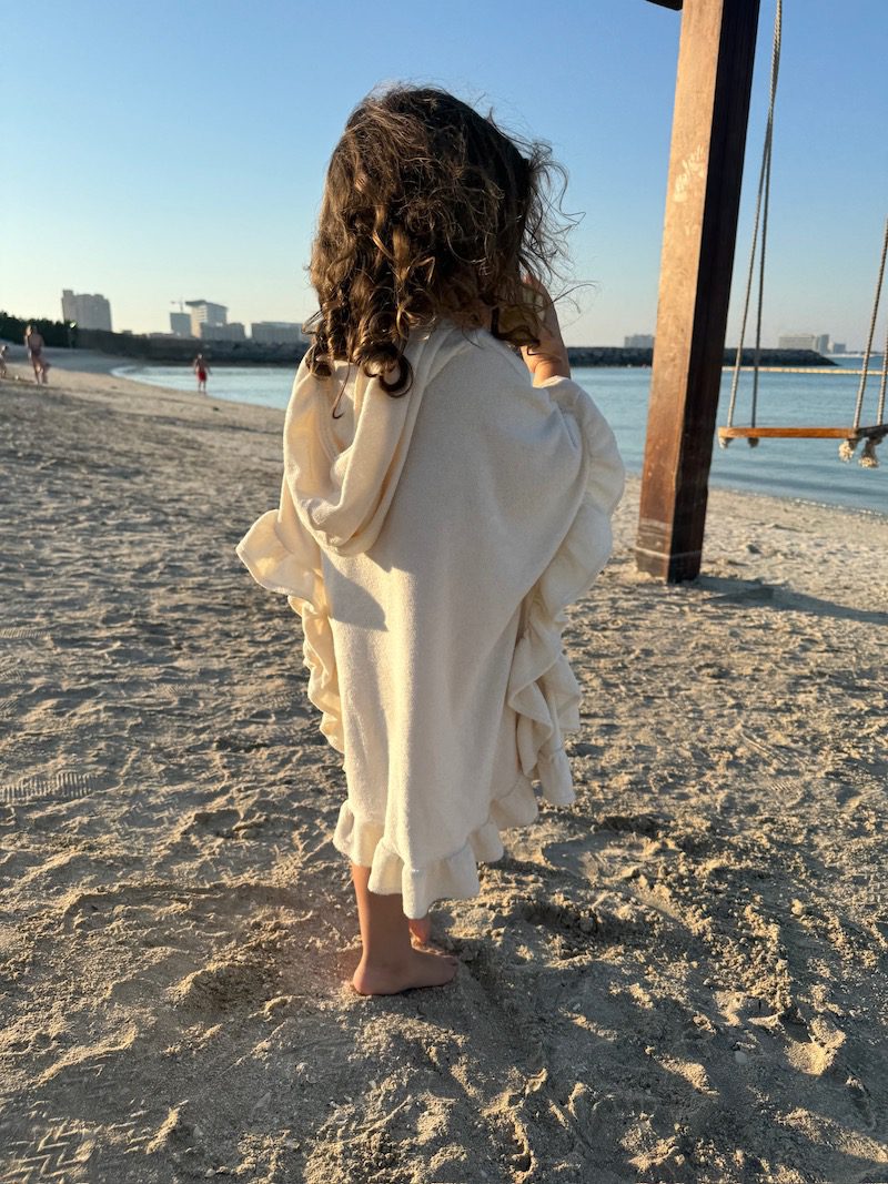 Ruffle Towel Poncho