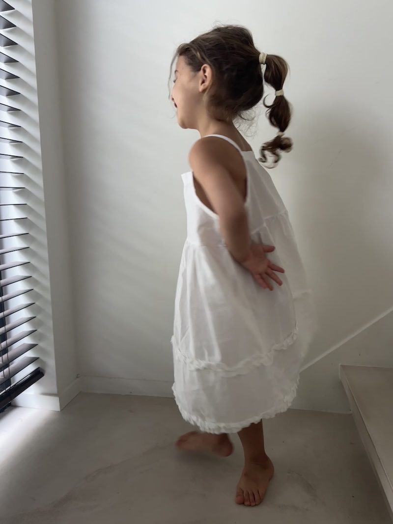 Bella White Dress
