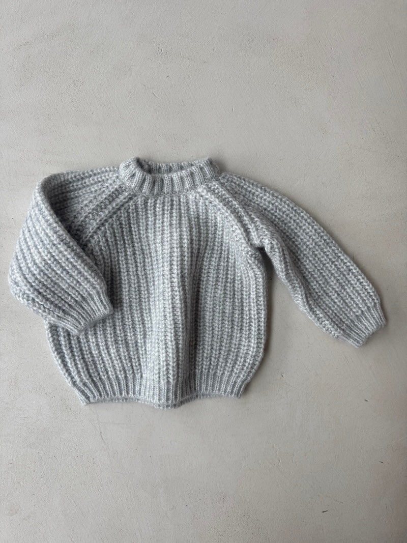 Chunky Wool Jumper Grey