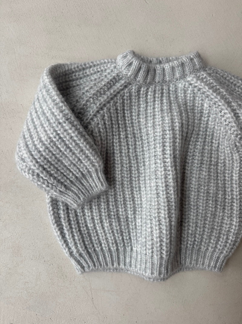 Chunky Wool Jumper Grey
