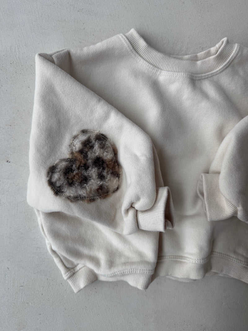 Heart Patch Sweatshirt