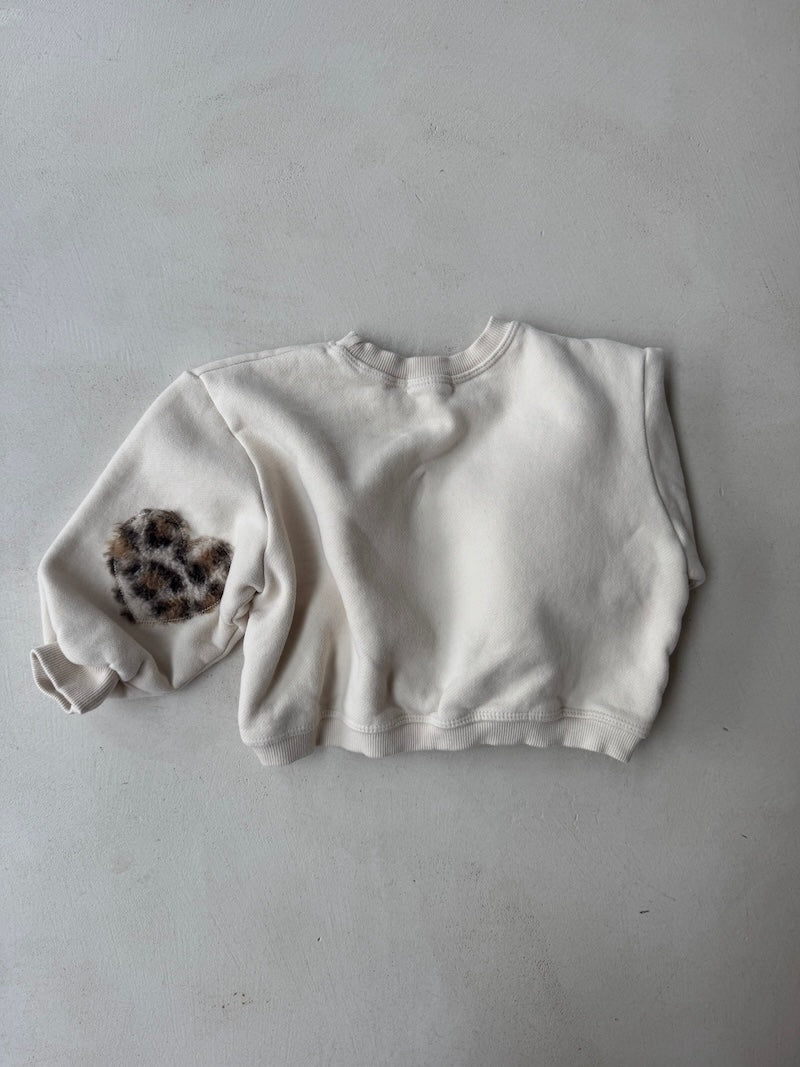 Heart Patch Sweatshirt