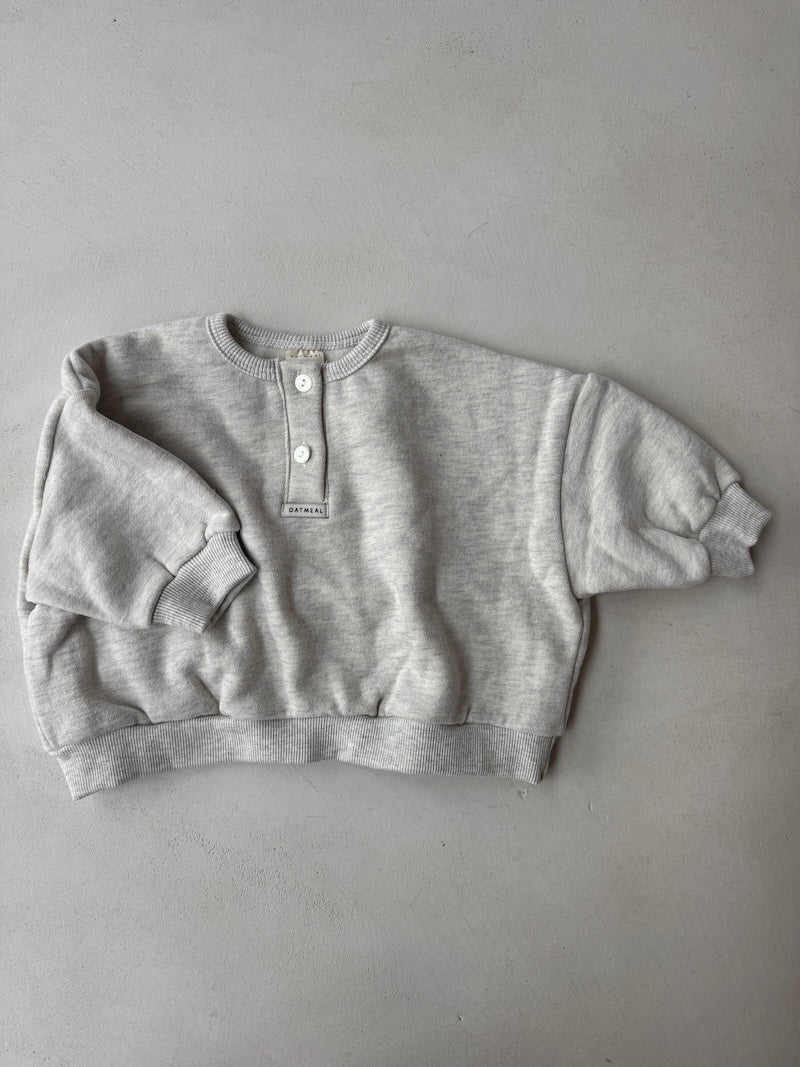 Mini Button Sweatshirt